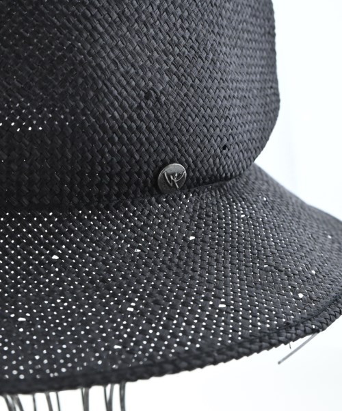 CELINE ROBERT（セリーヌロベルト）ストローハット 黒 サイズ:59cm レディース/2200621215106