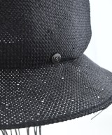 CELINE ROBERT（セリーヌロベルト）ストローハット 黒 サイズ:59cm レディース/2200621215106