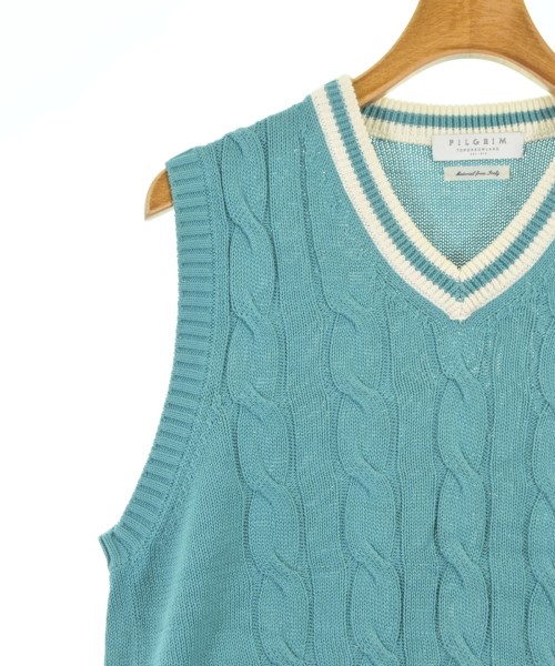 PILGRIM（ピルグリム）ベスト 青 サイズ:S メンズ/2200623493038