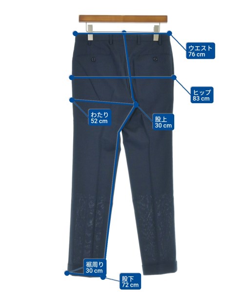 PILGRIM（ピルグリム）スラックス 紺 サイズ:42(XS位) メンズ/2200677535128