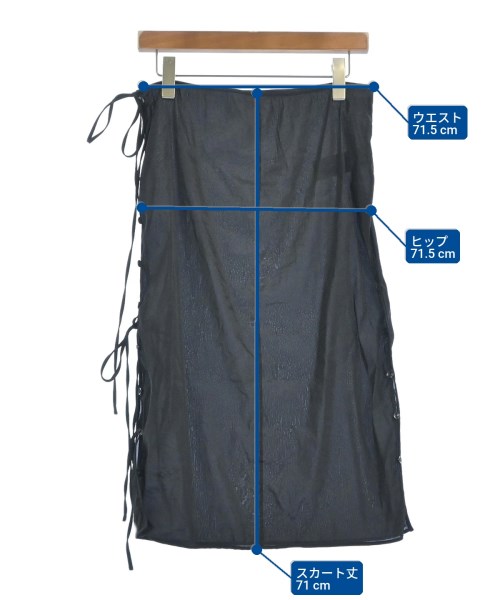 LOW CLASSIC（ロークラシック）ロング・マキシ丈スカート 黒 サイズ:M レディース/2200677482040