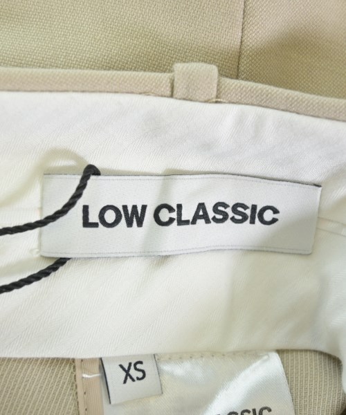 LOW CLASSIC（ロークラシック）スラックス ベージュ サイズ:XS レディース/2200715915271