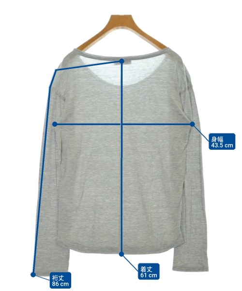 LOW CLASSIC（ロークラシック）Tシャツ・カットソー グレー サイズ:M レディース/2200704445031