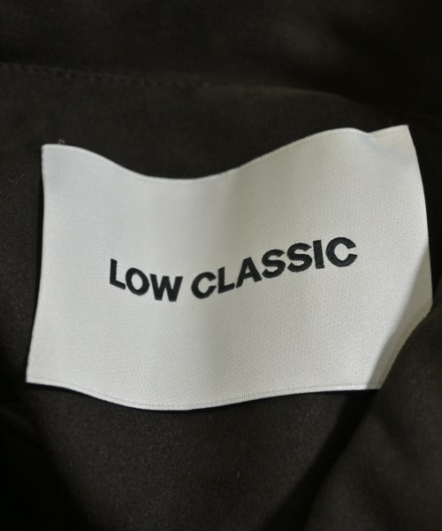 LOW CLASSIC（ロークラシック）ステンカラーコート 茶 サイズ:M レディース/2200659909022