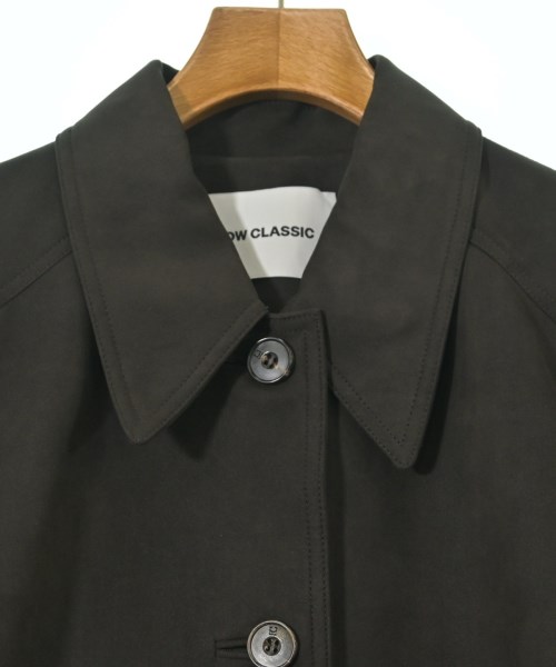 LOW CLASSIC（ロークラシック）ステンカラーコート 茶 サイズ:M レディース/2200659909022