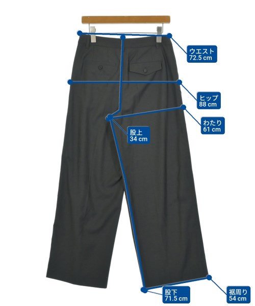 LOW CLASSIC（ロークラシック）スラックス グレー サイズ:S レディース/2200659909114