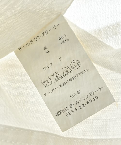 OLDMAN'S TAILOR（オールドマンズテーラー）小物類（その他） 白 サイズ:F レディース/2200721239132