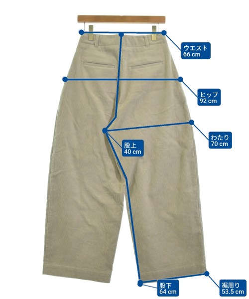 STAMP AND DIARY（スタンプアンドダイアリー）スラックス グレー サイズ:1(S位) レディース/2200630121054