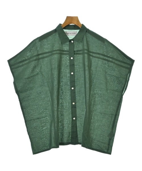 STAMP AND DIARY(スタンプアンドダイアリー)カジュアルシャツ 緑 サイズ:F/2200673415011