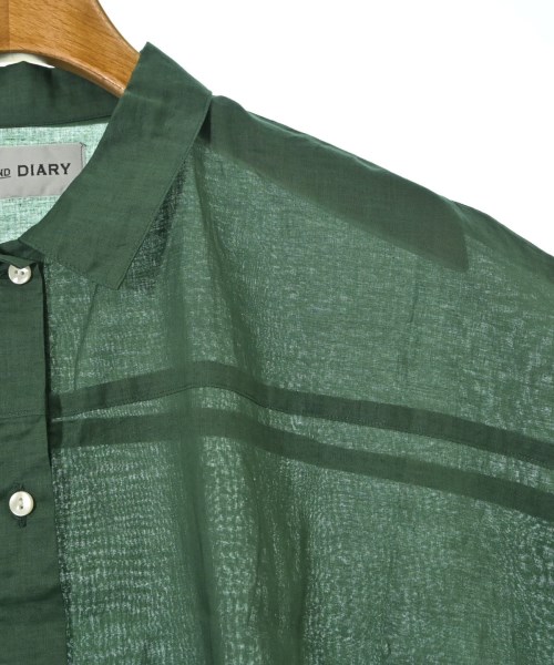 STAMP AND DIARY（スタンプアンドダイアリー）カジュアルシャツ 緑 サイズ:F レディース/2200673415011