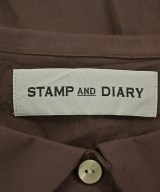 STAMP AND DIARY（スタンプアンドダイアリー）カジュアルシャツ 茶 サイズ:F レディース/2200671435059