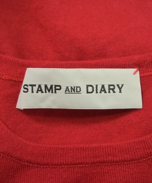 STAMP AND DIARY（スタンプアンドダイアリー）ニット・セーター 赤 サイズ:-(M位) レディース/2200644628105