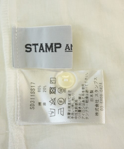 STAMP AND DIARY（スタンプアンドダイアリー）ブラウス 白 サイズ:F レディース/2200723612070