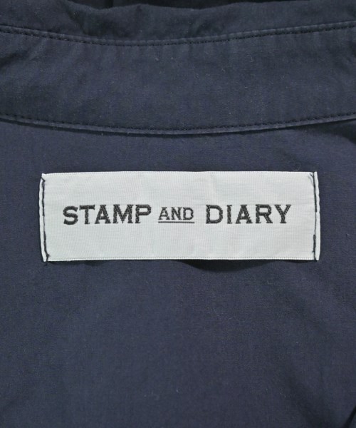 STAMP AND DIARY（スタンプアンドダイアリー）カジュアルシャツ 紺 サイズ:F レディース/2200693279037