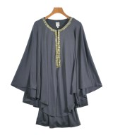 HALSTON（ホルストン）ブラウス 青 サイズ:4(XL位) レディース/2200660726434