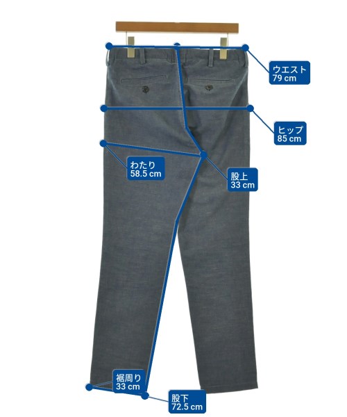 yamoci（ヤモシ）スラックス 青 サイズ:2(M位) メンズ/2200579188378