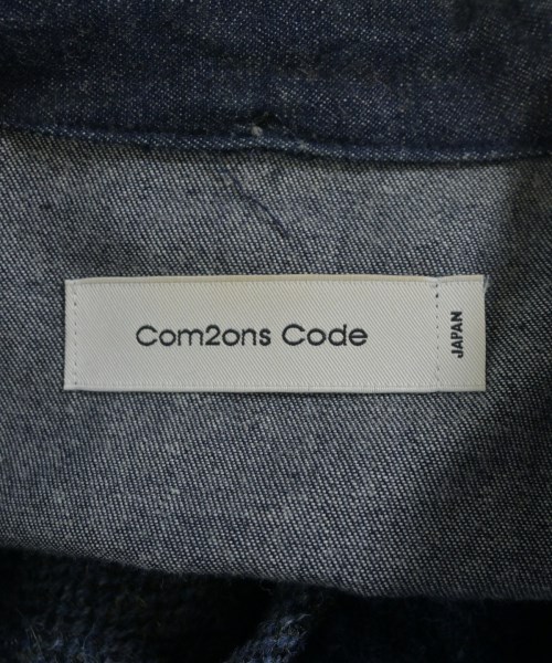 Com2ons Code（コモンスコード）カジュアルシャツ 紺 サイズ:1(S位) メンズ/2200732893040