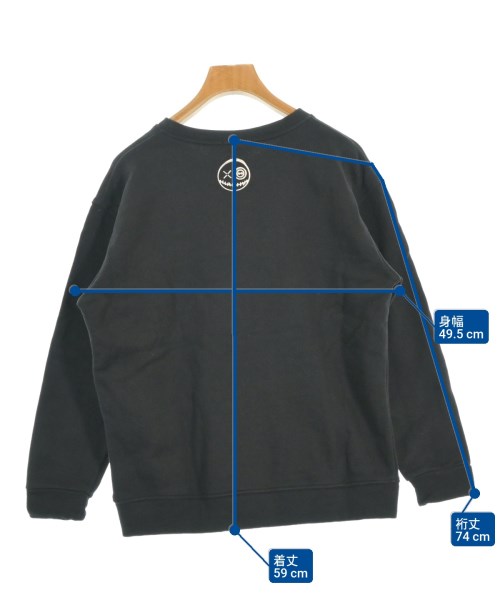 MUA MUA（ムアムア）スウェット 黒 サイズ:S レディース/2200673665058