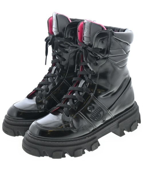 Chiara Ferragni(キアラフェラーニ)スニーカー 黒 サイズ:EU38(24.5cm位)/2200649669035