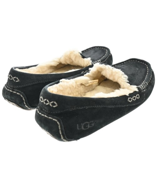 UGG（アグ）モカシン/デッキシューズ 黒 サイズ:24cm レディース/2200617723141