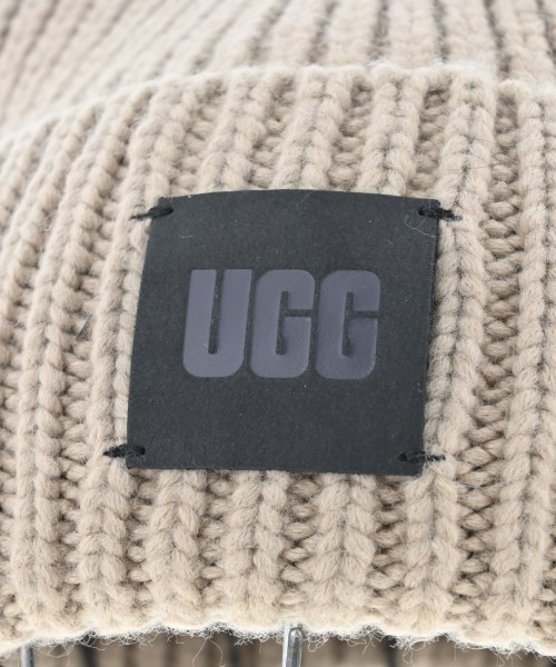 UGG（アグ）ニットキャップ・ビーニー ベージュ サイズ:- レディース/2200616890202