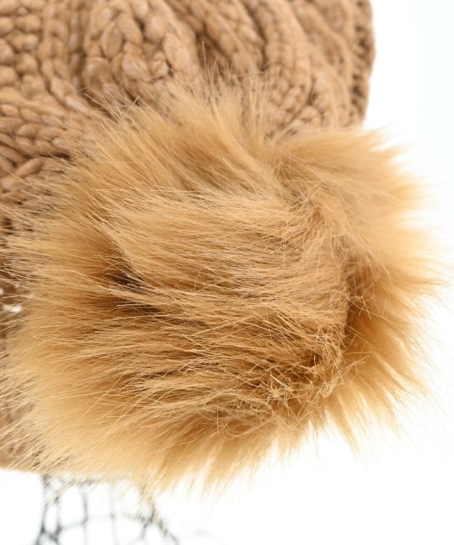 UGG（アグ）ニットキャップ・ビーニー 茶 サイズ:S レディース/2200619189075