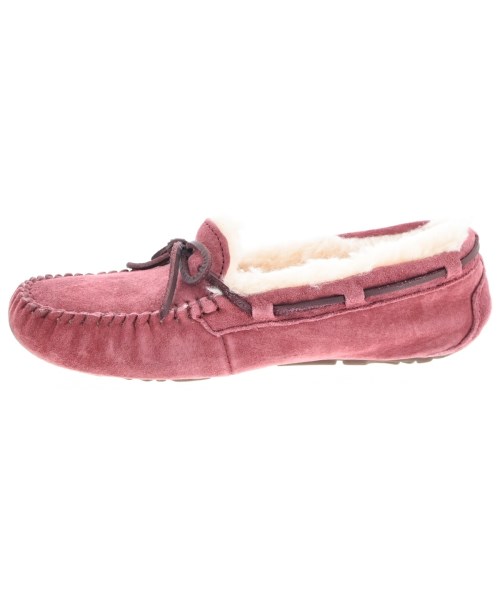 UGG（アグ）モカシン/デッキシューズ 赤 サイズ:US7(24cm位) レディース/2200658439070
