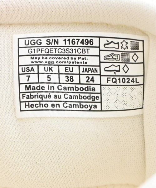 UGG（アグ）サンダル 白 サイズ:24cm レディース/2200712137065