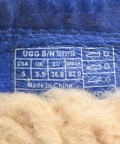 UGG（アグ）モカシン/デッキシューズ 紫 サイズ:22cm レディース/2200714110158