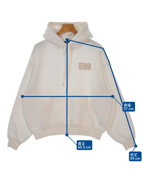 UGG（アグ）パーカー 白 サイズ:S レディース/2200667539037