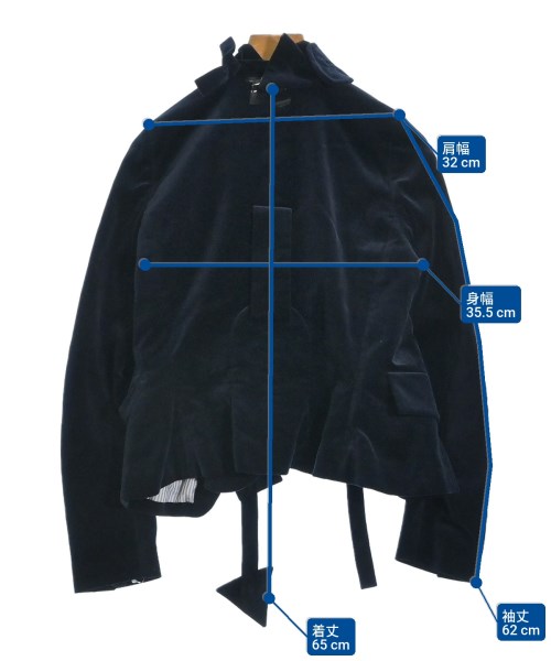 pdm（ピーディーエム）カジュアルジャケット 紺 サイズ:M レディース/2200631382126