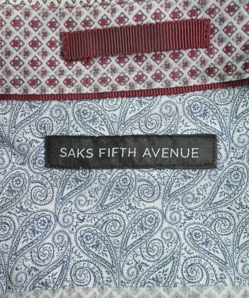 SAKS FIFTH AVENUE（サックスフィフスアベニュー）カジュアルシャツ グレー サイズ:M メンズ/2200664511050