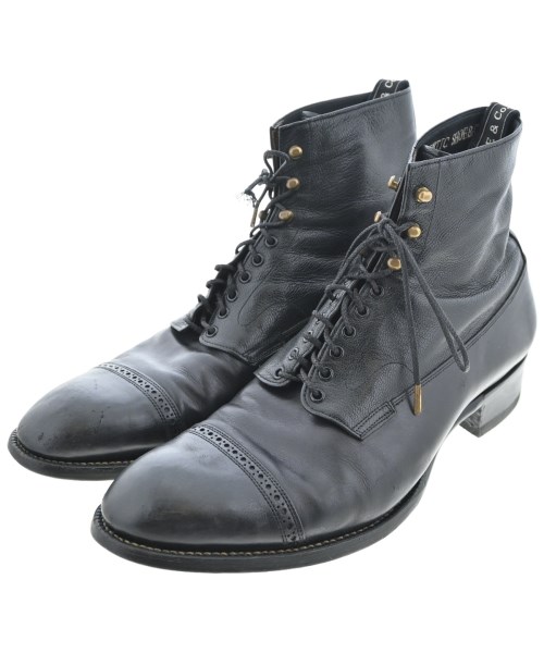 AUTHENTIC SHOE & Co.(オーセンティックシューアンドコー)ブーツ 黒 サイズ:25.5cm/2200646176239