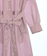 Comme ca Mature（コムサマチュア）シャツワンピース 赤 サイズ:F レディース/2200616835128