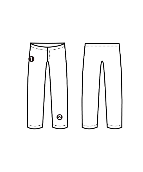 BARONIO（バローニオ）チノパン 白 サイズ:35(XL位) メンズ/2200653217109