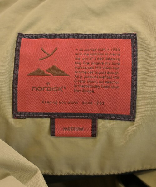 NORDISK（ノルディスク）ダウンジャケット/ダウンベスト ベージュ サイズ:M メンズ/2200660301037