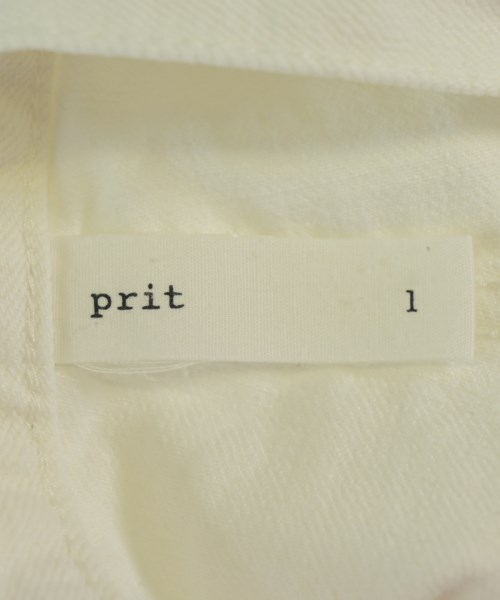 prit（プリット）チノパン 白 サイズ:1(S位) レディース/2200712901123