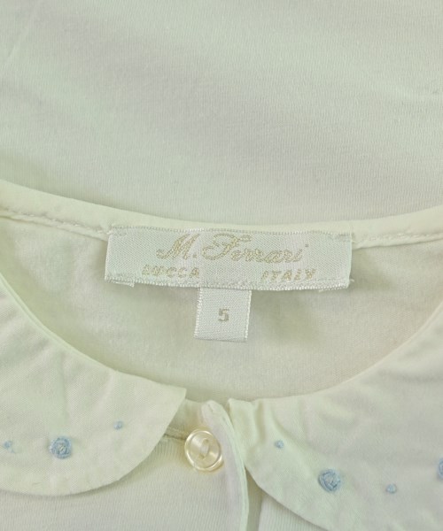 M.Ferrari（マリエラフェラーリ）Tシャツ・カットソー 白 サイズ:110(5T-6T) キッズ/2200641103063