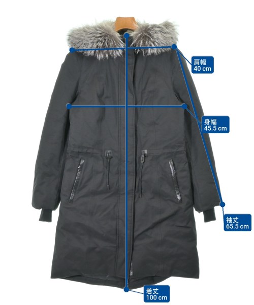 Mackage（マッカージュ）ダウンジャケット/ダウンベスト 黒 サイズ:M レディース/2200636822023