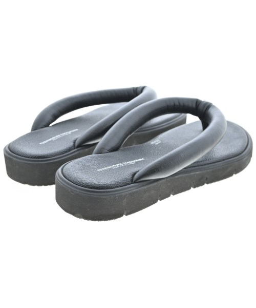 TOSHINOSUKE TAKEGAHARA（トシノスケ　タケガハラ）サンダル 黒 サイズ:24cm レディース/2200639168135