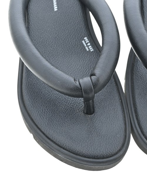 TOSHINOSUKE TAKEGAHARA（トシノスケ　タケガハラ）サンダル 黒 サイズ:24cm レディース/2200639168135