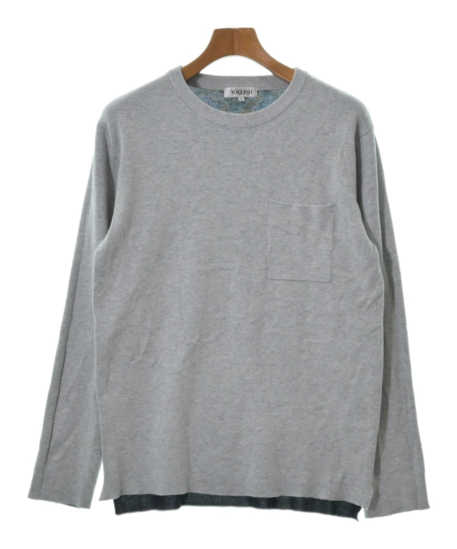 【SSZ】クラッシュニット　チャコールグレー　Mサイズ SINSS セーター ニット Shaggy design knit / シャギーデザイン