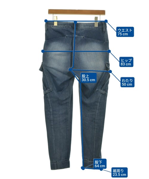 VOGUISH（ボーギッシュ）カーゴパンツ 紺 サイズ:S メンズ/2200636303041