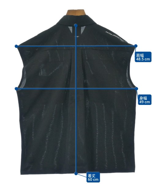 UNITED ARROWS GOLF（ユナイテッドアローズゴルフ）カジュアルシャツ 黒 サイズ:S レディース/2200664598013
