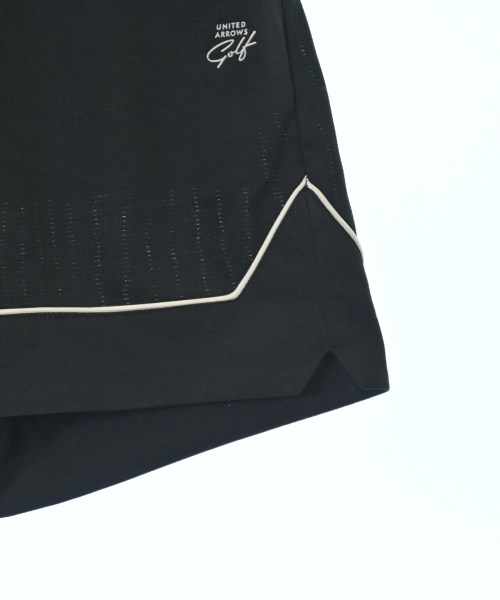 UNITED ARROWS GOLF（ユナイテッドアローズゴルフ）ショートパンツ 黒 サイズ:S レディース/2200664598020