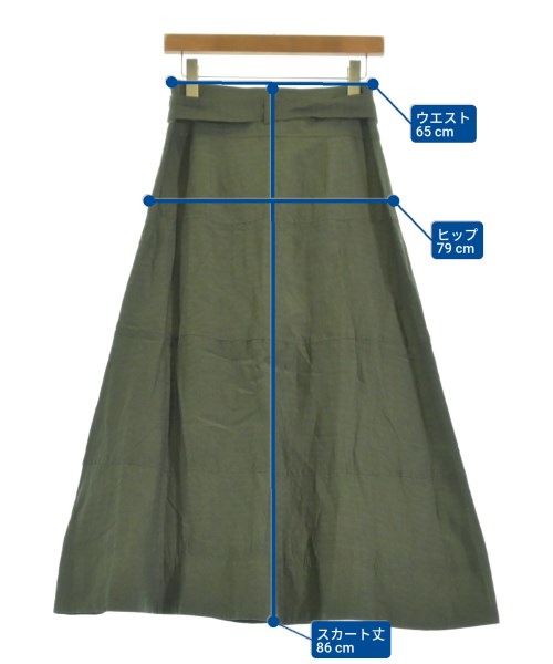 Tanya Taylor（タンヤテイラー）ロング・マキシ丈スカート カーキ サイズ:2(M位) レディース/2200627093142