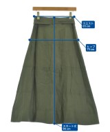 Tanya Taylor（タンヤテイラー）ロング・マキシ丈スカート カーキ サイズ:2(M位) レディース/2200627093142