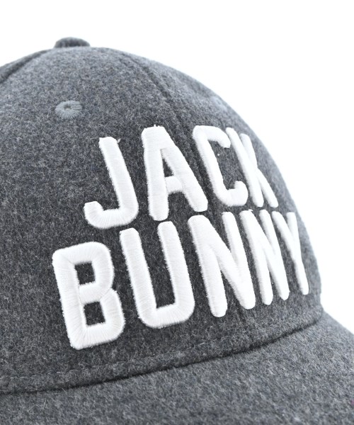 Jack Bunny!! by PEARLY GATES（ジャックバニーバイパーリーゲイツ）キャップ グレー サイズ:F メンズ/2200619685386