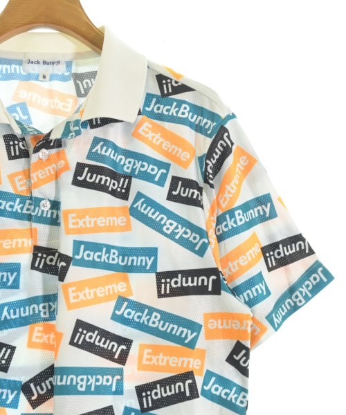 Jack Bunny!! by PEARLY GATES（ジャックバニーバイパーリーゲイツ）ポロシャツ 白 サイズ:5(L位) メンズ/2200619918026