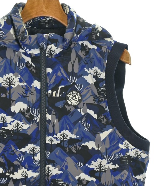 Jack Bunny!! by PEARLY GATES（ジャックバニーバイパーリーゲイツ）ダウンジャケット/ダウンベスト 青 サイズ:4(XL位) レディース/2200670772032